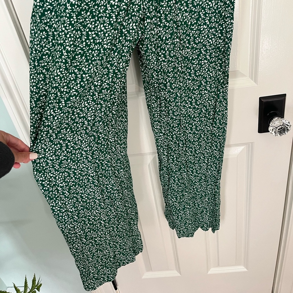 Anthropologie First Monday Green Floral Jumpsuit - Picture 10 of 14
